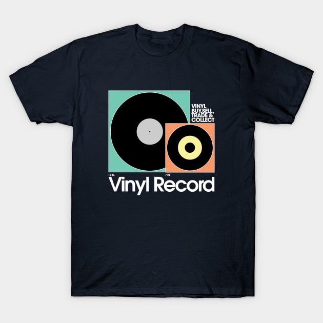 Vinyl Record T-Shirt by Current_Tees